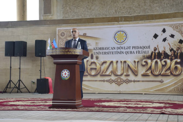 ADPU-nun Quba filialında 31-ci məzun buraxılışı münasibətilə təntənəli mərasim keçirilib.