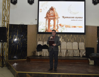 Qubada Ramazan ayı münasibətilə iftar mərasimi təşkil olunub.