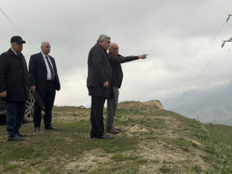 Quba-Qonaqkənd avtomobil yolunda alternativ yolun inşası işləri davam etdirilir.
