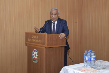 Qubada kənd təsərrüfatı məhsullarının istehsalı və emalı sahələrinin inkişafına dair İş Planının hazırlanması ilə bağlı geniş tərkibli tədbir keçirilib.