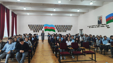 “Sağlam gənclik sağlam cəmiyyətin əsasıdır” adlı maarifləndirci seminar keçirilmişdir.
