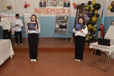 Hikmət Hüseynov adına 4 nömrəli humanitar fənlər təmayüllü məktəb-liseydə “Rəqəmsal Dünya” adlı tədbiri keçirilmişdir.