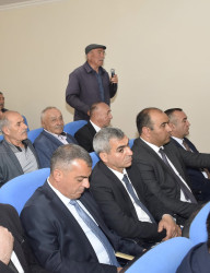 Xınalıq kəndində vətəndaşların səyyar qəbulu keçirilib.