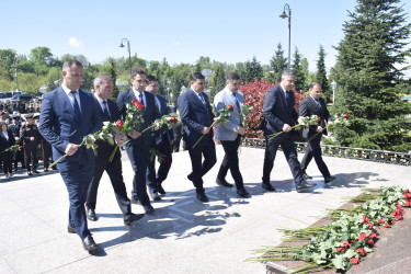 Qubada Ümummilli Lider Heydər Əliyevin anadan olmasının 103-cü ildönümü qeyd olunub.