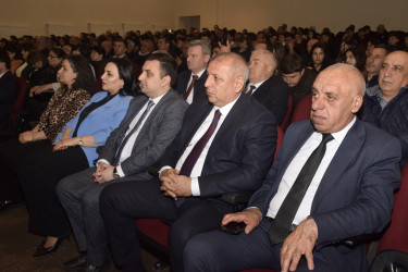 Qubada Ümummilli Lider Heydər Əliyevin anadan olmasının 103-cü ildönümünə həsr olunmuş konsert proqramı keçirilib.