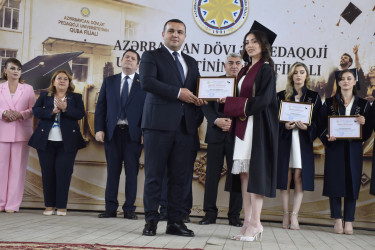ADPU-nun Quba filialında 31-ci məzun buraxılışı münasibətilə təntənəli mərasim keçirilib.