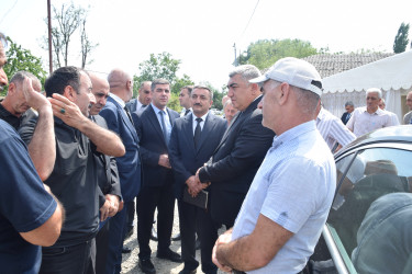Birinici Nügədi kəndinin “Almazqazmalar” yaşayış məntəqəsində vətəndaşların səyyar qəbulu keçirildi