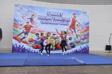 Quba şəhərində 5 mart - Bədən Tərbiyəsi və İdman gününə həsr olunmuş tədbir keçirilib.