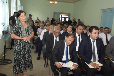 Barlı qəsəbəsində səyyar vətəndaş qəbulu keçirildi.