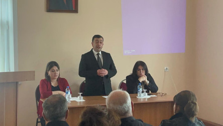 "Gender əsaslı zorakılıq insan hüquqlarına ziddir" mövzusunda maarifləndirici seminar keçirilmişdir.