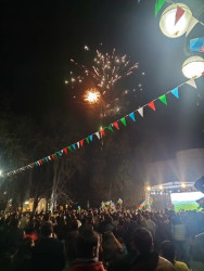 Qubada Şanlı Zəfərin beşinci ildönümü münasibətilə möhtəşəm bayram konserti keçirilib.