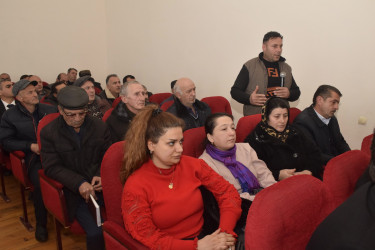 Qəçrəş kəndində növbəti səyyar vətəndaş qəbulu keçirildi.