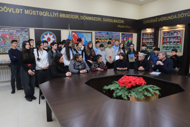 “Vətən uğrunda canından keçənlər” mövzusunda anım tədbiri keçirilmişdir.