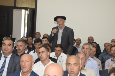Qonaqkənd qəsəbəsində səyyar vətəndaş qəbulu keçirilib.