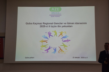 Quba-Xaçmaz Regional Gənclər və İdman İdarəsinin 2025-ci ilin yekunlarına həsr edilən konfransı baş tutub.