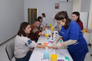 Qubada Zəfər Günü ərəfəsində qanvermə aksiyası keçirilib.