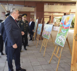 Qubada 20 Sentyabr - Dövlət Suverenliyi Günü münasibətilə tədbir keçirilib.