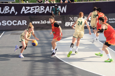 3x3 basketbol üzrə qadınlar arasında Beynəlxalq "3X3 W Series" turnirinin Quba mərhələsinə yekun vurulub.