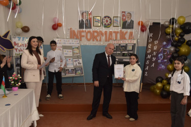 Hikmət Hüseynov adına 4 nömrəli humanitar fənlər təmayüllü məktəb-liseydə “Rəqəmsal Dünya” adlı tədbiri keçirilmişdir.