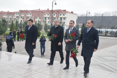 Ulu Öndər Heydər Əliyevin əziz xatirəsi anılmışdır.