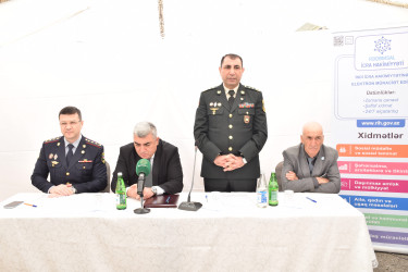 İlqar Mahmudov Aşağı Atuc kənd inzibati ərazi dairəsinin Susayqışlaq kəndində vətəndaşların səyyar qəbulunu keçirmişdir.