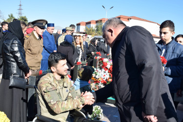 Zəfər Günündə rayonun Şəhidlər Xiyabanı ziyarət olundu.