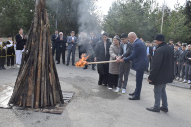 Quba şəhər Ümumi təyinatlı internat tipli ümumtəhsil məktəbində Od çərşənbəsi münasibətilə bayram tədbiri keçirilmişdir.
