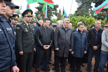 Birinci Qarabağ müharibəsində itkin düşmüş şəhid Elşən Ərzumanovun dəfn mərasimi olub.