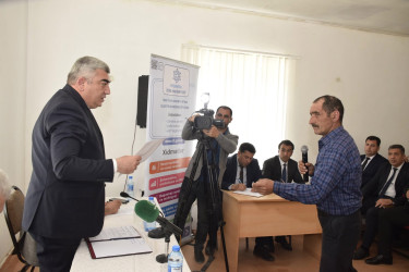 Əlik kənd inzibati ərazi dairəsi üzrə səyyar vətəndaş qəbulu keçirildi.