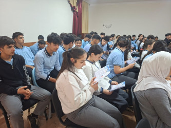 "Uşaqlar arasında sağlam həyat tərzinin təbliği" mövzusunda tədbir keçirilmişdir.