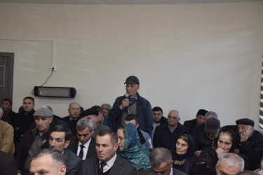 Səbətlər kəndində növbəti səyyar vətəndaş qəbulu keçirilib.