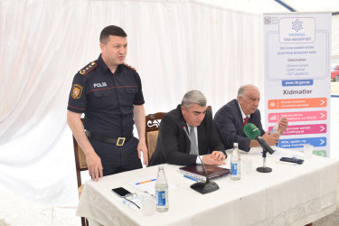 İsnovqışlaq kəndində səyyar vətəndaş qəbulu keçirilib.