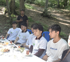 Quba rayonunda növbəti təmizlik aksiyası keçirildi.