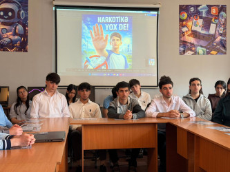 "Gələcəyini qoru, Narkotikə Yox De" adlı maarifləndirici silsilə tədbirlər keçirilmişdir.
