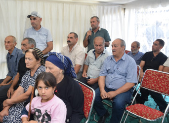 Birinici Nügədi kəndinin “Almazqazmalar” yaşayış məntəqəsində vətəndaşların səyyar qəbulu keçirildi