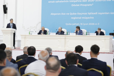 Qubada aqrar sahədə yeni Dövlət Proqramının müzakirəsi ilə bağlı regional müşavirə keçirilib.