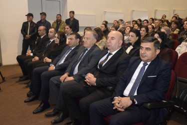 Qubada Ümummilli Lider Heydər Əliyevin anadan olmasının 103-cü ildönümünə həsr olunmuş konsert proqramı keçirilib.