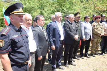 Birinci Qarabağ müharibəsində itkin düşmüş şəhid İdris Baxışovun dəfn mərasimi olub.