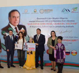 Ümummilli Lideri Heydər Əliyevin anadan olmasının 102-ci ildönümü münasibətilə “Mən fəxr edirəm ki, Azərbaycanlıyam” adlı II Beynəlxalq rəqs və yaradıcılıq festivalı keçirilmişdir.