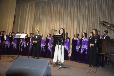 Üzeyir Hacıbəylinin 140 illiyinə həsr olunmuş konsert proqramı keçirilmişdir.