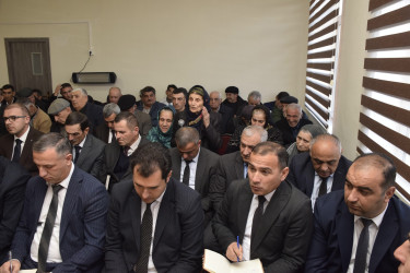 Səbətlər kəndində növbəti səyyar vətəndaş qəbulu keçirilib.