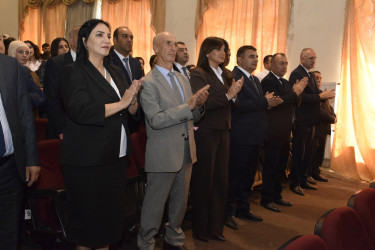 Qubada 20 Sentyabr - Dövlət Suverenliyi Günü münasibətilə tədbir keçirilib.