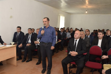 Əlik kənd inzibati ərazi dairəsi üzrə səyyar vətəndaş qəbulu keçirildi.