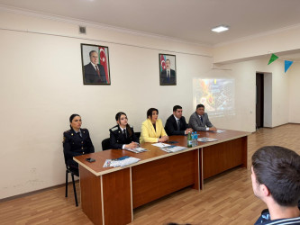 "Gələcəyini qoru, Narkotikə Yox De" adlı maarifləndirici silsilə tədbirlər keçirilmişdir.
