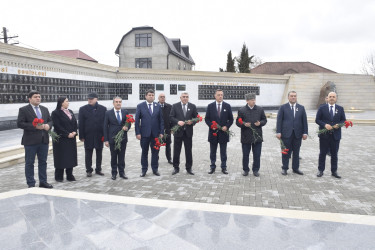 31 Mart - Azərbaycanlıların Soyqırımı Günü ilə əlaqədar Quba şəhərində “Soyqırımı memorial kompleksi” ziyarət olunmuşdur.