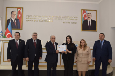 Yeni Azərbaycan Partiyası Quba rayon təşkilatı tərəfindən bu il gənclər arasında Ümumilli Lider Heydər Əliyev irsinin öyrənilməsi ilə bağlı məşğələlərə yekun vurulub.