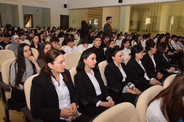 2 Fevral – Azərbaycan Gəncləri Gününə həsr olunmuş “Gələcəyin Memarları” adlı tədbir keçirilmişdir.