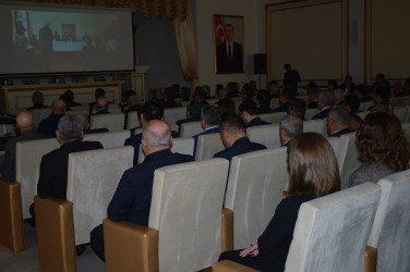 Rayon İcra Hakimiyyətində Quba rayonunda 2025-ci ildə sosial-iqtisadi inkişafın yekunları və qarşıda duran vəzifələrlə bağlı yığıncaq keçirilib.