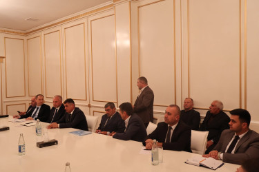 Quba rayonunda bələdiyyə sədrləri ilə işgüzar görüş keçirilib