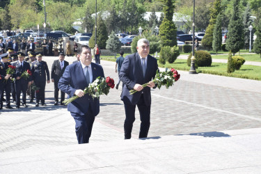 Qubada Ümummilli Lider Heydər Əliyevin anadan olmasının 103-cü ildönümü qeyd olunub.